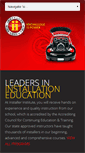Mobile Screenshot of installerinstitute.com